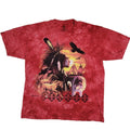 The Mountain Red Tie Dye Shirt Mens XL Native American Wolf Horse Eagle 2008 XL Unisex T-shirt, Sweatshirt, Hoodie, Long Sleeve Tee - T-Shirt, Sweatshirt, Hoodie