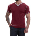 Men's Short Sleeve V-neck T-Shirt Classic Casual Baggy Shirts Sweatshirt Unisex T-shirt, Sweatshirt, Hoodie, Long Sleeve Tee - T-Shirt, Sweatshirt, Hoodie