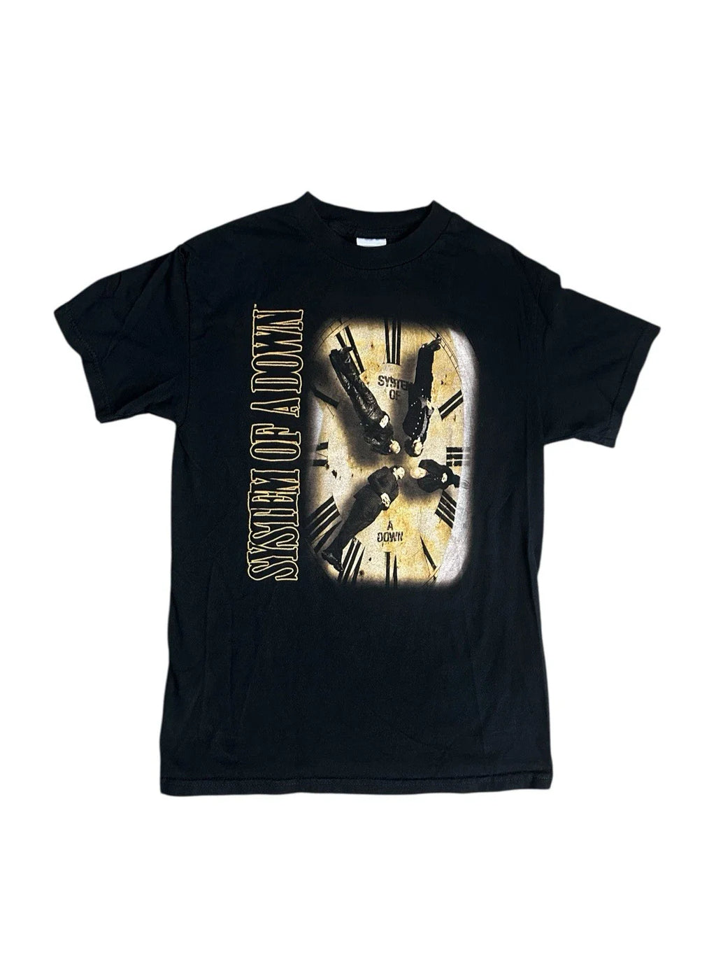 Vintage System of A Down Clock Hypnotize Mezmerize Graphic T Shirt Sz Small HTF Unisex T-shirt, Sweatshirt, Hoodie, Long Sleeve Tee - T-Shirt, Sweatshirt, Hoodie