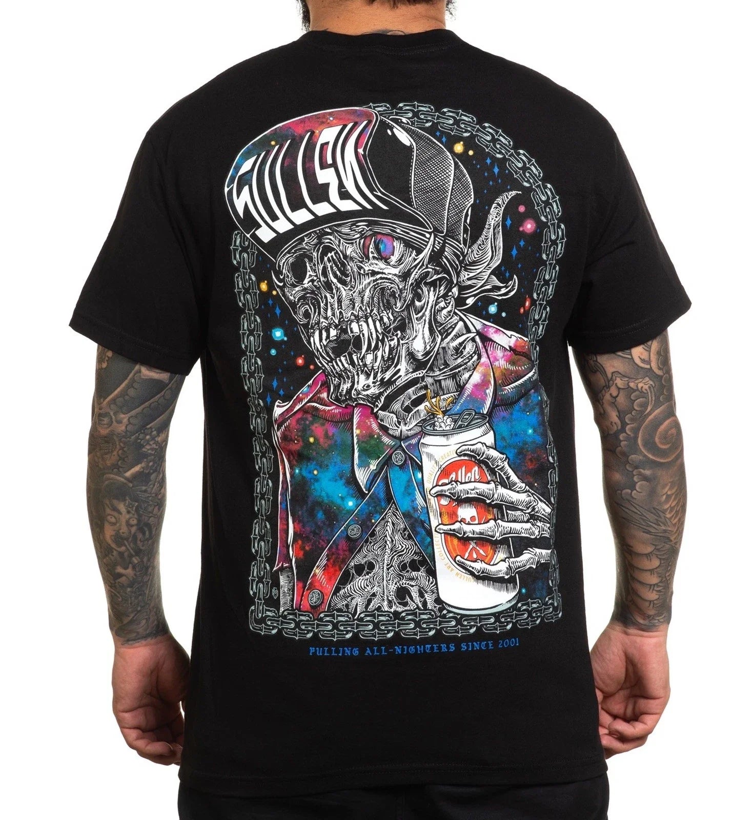 SULLEN CLOTHING ALL NIGHTER TATTOO ART STANDARD T-SHIRT Unisex T-shirt, Sweatshirt, Hoodie, Long Sleeve Tee - T-Shirt, Sweatshirt, Hoodie