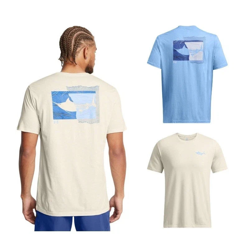 Under Armour 1382907 Men's UA Marlin Tee Graphic Logo Short Sleeve T-Shirt Unisex T-shirt, Sweatshirt, Hoodie, Long Sleeve Tee - T-Shirt, Sweatshirt, Hoodie