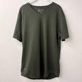 BYLT T Shirt Drop Cut V Neck Mens Large Green Stretch Athletic Minimalist Casual Unisex T-shirt, Sweatshirt, Hoodie, Long Sleeve Tee - T-Shirt, Sweatshirt, Hoodie