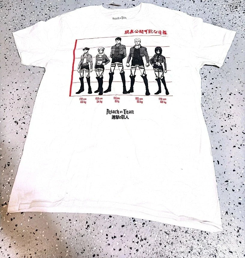 Attack on Titan Anime Unisex New T-shirt (Large) Unisex T-shirt, Sweatshirt, Hoodie, Long Sleeve Tee - T-Shirt, Sweatshirt, Hoodie