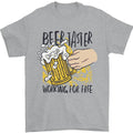 Alcohol Beer Taster Working for Free Funny Mens T-Shirt 100% Cotton Unisex T-shirt, Sweatshirt, Hoodie, Long Sleeve Tee - T-Shirt, Sweatshirt, Hoodie