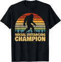 Social Distancing Champion Trendy Meme Funny Bigfoot Gift Unisex T-Shirt Unisex T-shirt, Sweatshirt, Hoodie, Long Sleeve Tee - T-Shirt, Sweatshirt, Hoodie