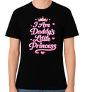 I Am Daddys Little Princess Cute Pink Quote Graphic T-Shirt Unisex T-shirt, Sweatshirt, Hoodie, Long Sleeve Tee - T-Shirt, Sweatshirt, Hoodie