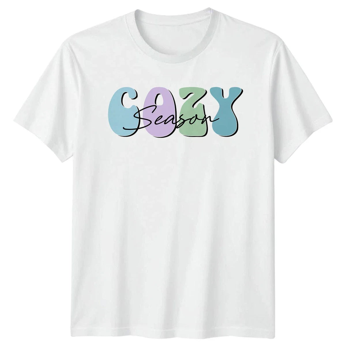 Cozy Season Womens T-Shirt Cozy Aesthetic Winter Christmas Gift For Her Unisex T-shirt, Sweatshirt, Hoodie, Long Sleeve Tee - T-Shirt, Sweatshirt, Hoodie