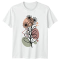 Abstract Boho Botanical Line Art Womens T-Shirt Boho Aesthetic Nature Unisex T-shirt, Sweatshirt, Hoodie, Long Sleeve Tee - T-Shirt, Sweatshirt, Hoodie