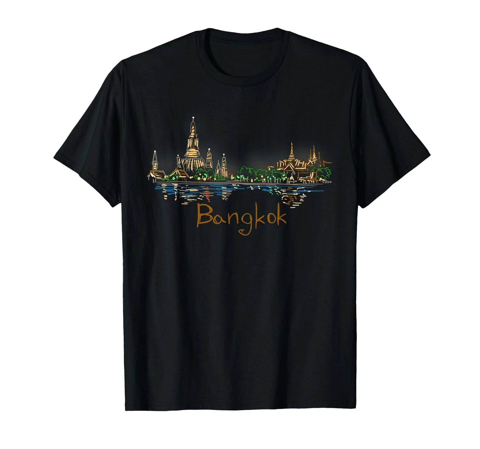 Bangkok City Thailand Souvenir Gift for Men T-Shirt Unisex T-shirt, Sweatshirt, Hoodie, Long Sleeve Tee - T-Shirt, Sweatshirt, Hoodie