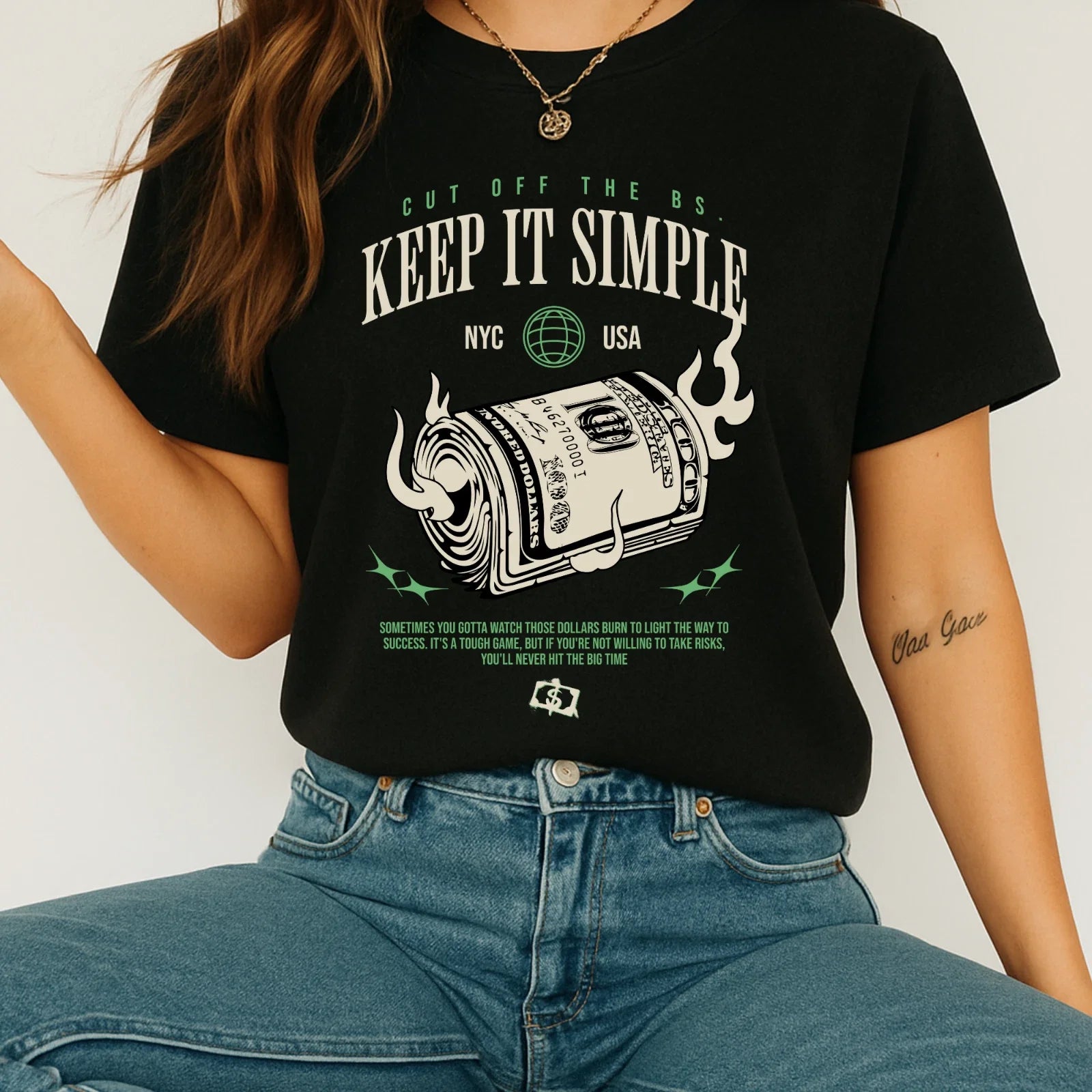 Keep it Simple NYC-US Graphic Tee, Comfort Colors T Shirt, Unisex Streetwear Tee Unisex T-shirt, Sweatshirt, Hoodie, Long Sleeve Tee - T-Shirt, Sweatshirt, Hoodie