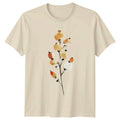 Abstract Watercolor Botanical Art T-Shirt Minimalist Birthday Gift Unisex T-shirt, Sweatshirt, Hoodie, Long Sleeve Tee - T-Shirt, Sweatshirt, Hoodie