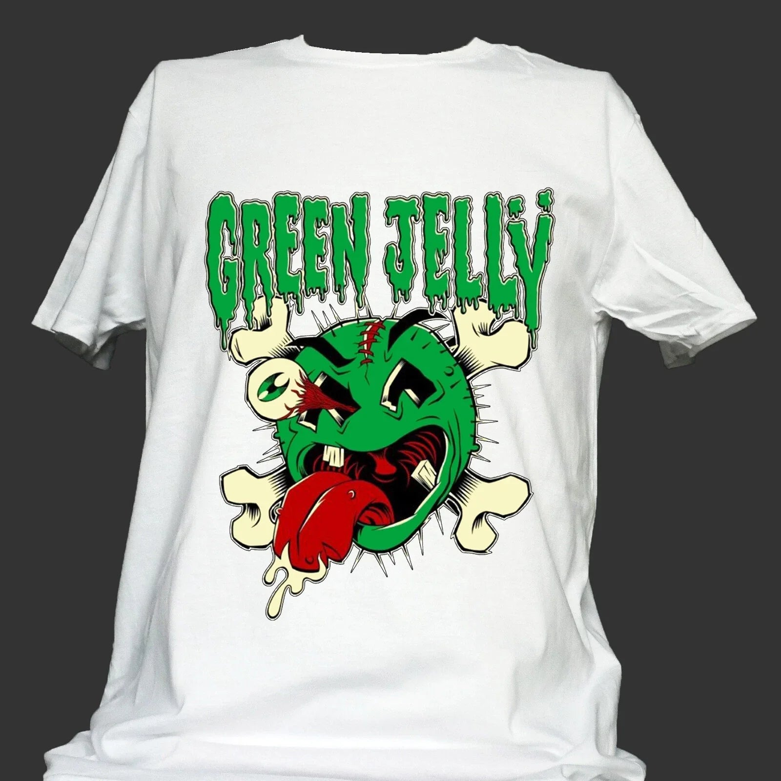 GREEN JELLY PUNK ROCK T-SHIRT unisex S-3XL Unisex T-shirt, Sweatshirt, Hoodie, Long Sleeve Tee - T-Shirt, Sweatshirt, Hoodie