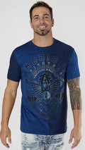 AMERICAN FIGHTER Men's T-Shirt HUNTSVILLE TEE  Blue Athletic Biker XS-4XL Unisex T-shirt, Sweatshirt, Hoodie, Long Sleeve Tee - T-Shirt, Sweatshirt, Hoodie