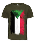 SUDAN GRUNGE FLAG MENS T SHIRT TEE SHIRT XS S M L XL 2XL 3XL 4XL 5XL Unisex T-shirt, Sweatshirt, Hoodie, Long Sleeve Tee - T-Shirt, Sweatshirt, Hoodie