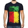 Benin Grunge Flag Men's Box A T-Shirt Unisex T-shirt, Sweatshirt, Hoodie, Long Sleeve Tee - T-Shirt, Sweatshirt, Hoodie