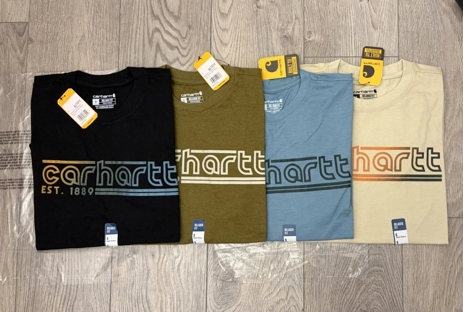 Carhartt Mens T-shirt Relaxed Fit  Short Sleeve Graphic Logo Unisex T-shirt, Sweatshirt, Hoodie, Long Sleeve Tee - T-Shirt, Sweatshirt, Hoodie