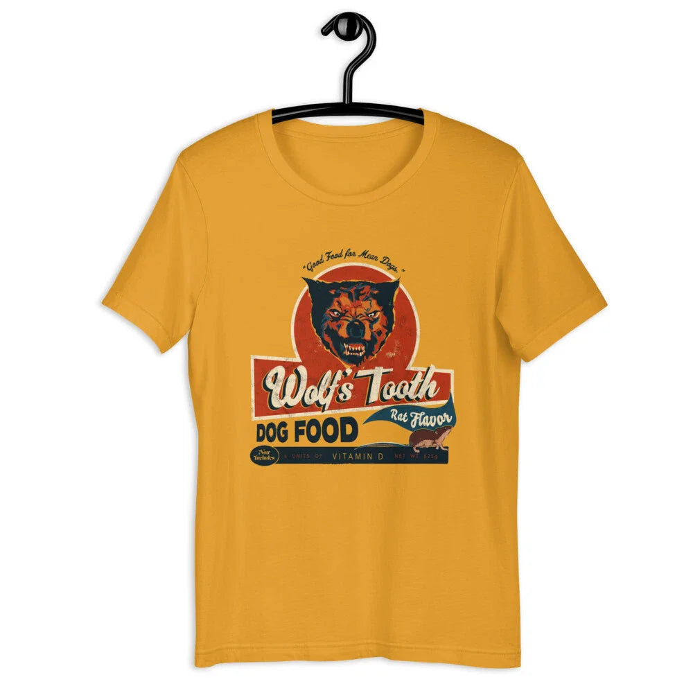Wolf's Tooth Dog Food - s/s T-Shirt - Once Upon a time in Hollywood... Unisex T-shirt, Sweatshirt, Hoodie, Long Sleeve Tee - T-Shirt, Sweatshirt, Hoodie