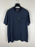 Eddie Bauer Shirt Men Extra Large Blue Crew Neck Short Sleeve Zip Pocket Stretch Unisex T-shirt, Sweatshirt, Hoodie, Long Sleeve Tee - T-Shirt, Sweatshirt, Hoodie