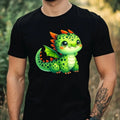 Mens Green Dragon Motif Cotton T-Shirt Size XS to 5XL Unisex T-shirt, Sweatshirt, Hoodie, Long Sleeve Tee - T-Shirt, Sweatshirt, Hoodie