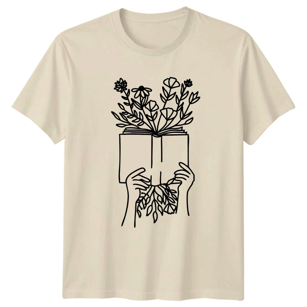 Books Are Where Growth Womens T-Shirt Bibliophile Literature Mothers Day Unisex T-shirt, Sweatshirt, Hoodie, Long Sleeve Tee - T-Shirt, Sweatshirt, Hoodie