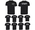 Staff Security Workwear T-Shirt 100% Cotton Printed Uniform Unisex Security Tee Unisex T-shirt, Sweatshirt, Hoodie, Long Sleeve Tee - T-Shirt, Sweatshirt, Hoodie