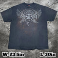 Vintage Y2K 2007 Miami Ink Merch Skull Wing Tattoo Graphic Print T-Shirt Size XL Unisex T-shirt, Sweatshirt, Hoodie, Long Sleeve Tee - T-Shirt, Sweatshirt, Hoodie