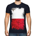 Malta Grunge Flag Men T-Shirt Maltese Football Jersey Gift Unisex T-shirt, Sweatshirt, Hoodie, Long Sleeve Tee - T-Shirt, Sweatshirt, Hoodie