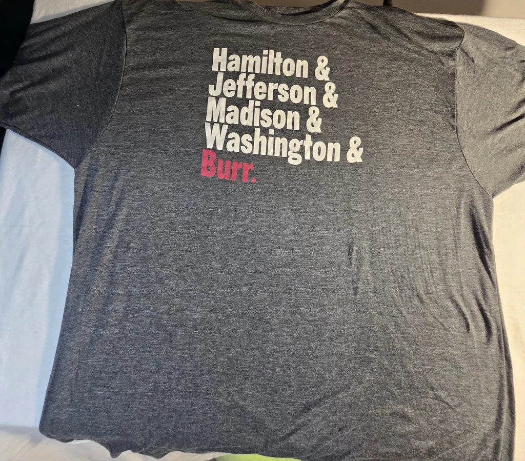 Hamilton Founding Fathers Unisex Tshirt SIZE XXL Creative Goods Unisex T-shirt, Sweatshirt, Hoodie, Long Sleeve Tee - T-Shirt, Sweatshirt, Hoodie
