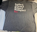 Hamilton Founding Fathers Unisex Tshirt SIZE XXL Creative Goods Unisex T-shirt, Sweatshirt, Hoodie, Long Sleeve Tee - T-Shirt, Sweatshirt, Hoodie