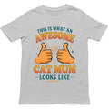 This is What an Awesome Cat Mum Looks Like T Shirt - Gift for Men, Women, kids Unisex T-shirt, Sweatshirt, Hoodie, Long Sleeve Tee - T-Shirt, Sweatshirt, Hoodie