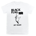 Black Flag Band T-shirt My Rules Art Wahoo Williams Tee SST Records Unisex T-shirt, Sweatshirt, Hoodie, Long Sleeve Tee - T-Shirt, Sweatshirt, Hoodie