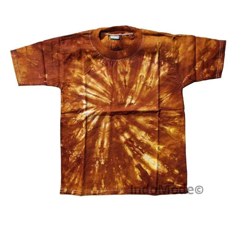 Brown Tie-dye Unique T-shirt Trendy Artistic Vibrant Colors Unisex T-shirt, Sweatshirt, Hoodie, Long Sleeve Tee - T-Shirt, Sweatshirt, Hoodie