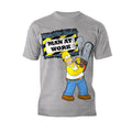 The Simpsons Homer Graphic Man Work Official Mens T-Shirt Funny Cartoon Gift Tee Unisex T-shirt, Sweatshirt, Hoodie, Long Sleeve Tee - T-Shirt, Sweatshirt, Hoodie