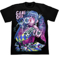 Punk Girl T-Shirt - Game Over Art, Gothic Harajuku Style, Glow in the Dark Unisex T-shirt, Sweatshirt, Hoodie, Long Sleeve Tee - T-Shirt, Sweatshirt, Hoodie