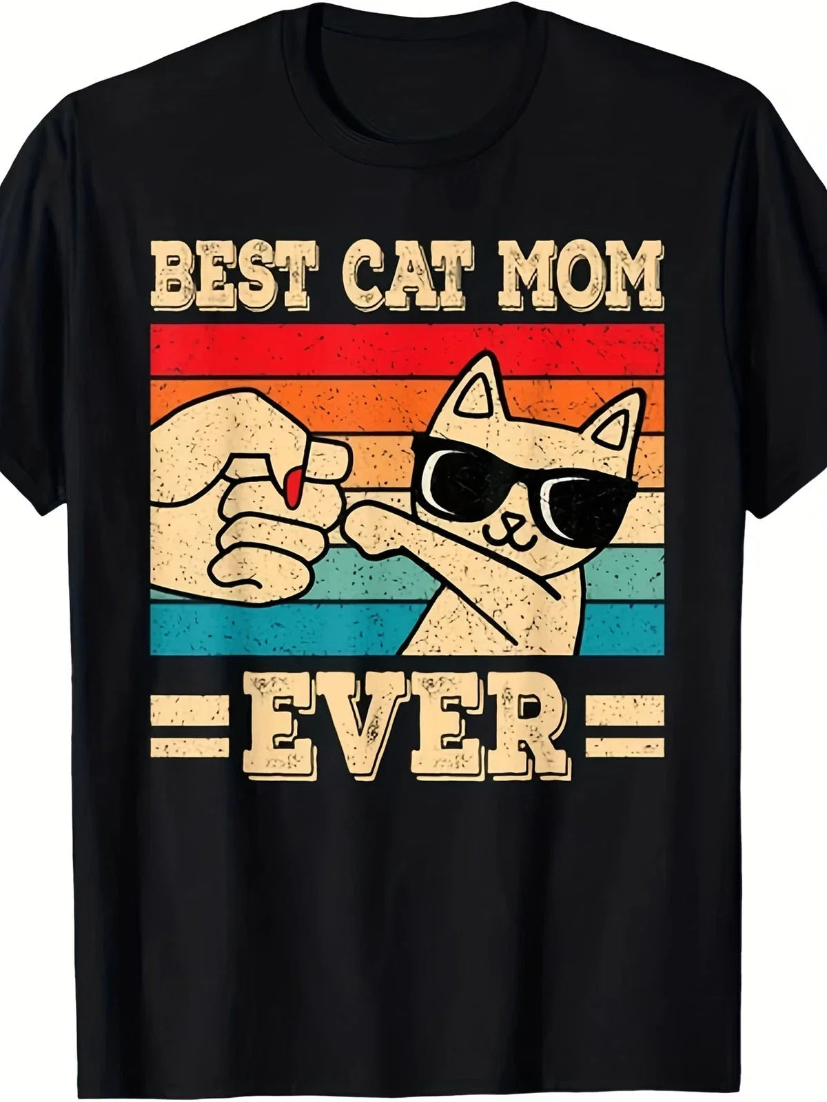 New Limited Edition Funny Cat Mom Graphic T-Shirt - Retro Vintage Cat Lover Tee Unisex T-shirt, Sweatshirt, Hoodie, Long Sleeve Tee - T-Shirt, Sweatshirt, Hoodie