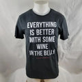 Game of Thrones HBO T Shirt Mens Small Wine in Belly Tyrion Black Short Sleeve Unisex T-shirt, Sweatshirt, Hoodie, Long Sleeve Tee - T-Shirt, Sweatshirt, Hoodie