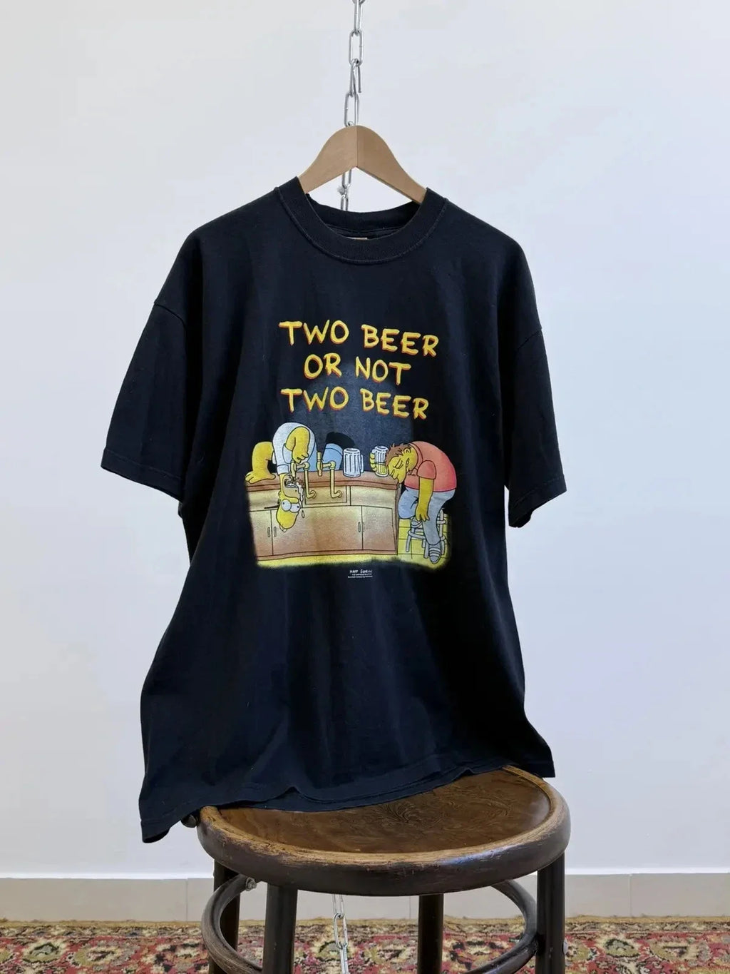 Vintage 90s The Simpsons Beer Graphic T-Shirt Tee Size XL Unisex T-shirt, Sweatshirt, Hoodie, Long Sleeve Tee - T-Shirt, Sweatshirt, Hoodie