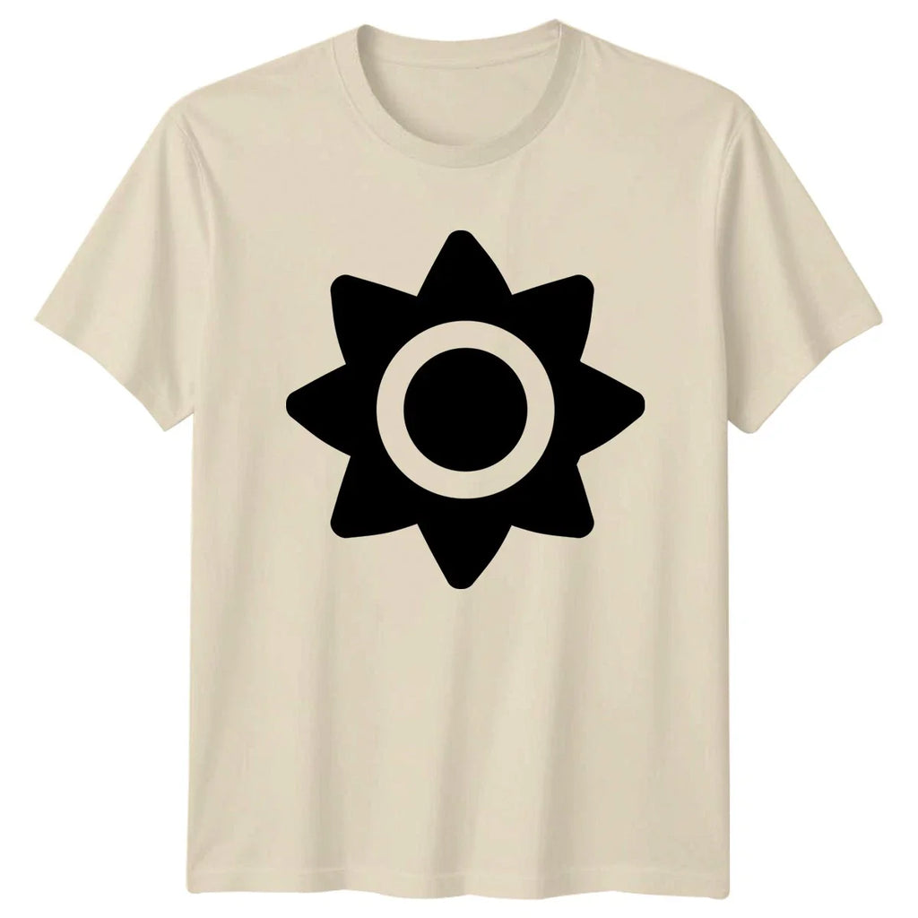 Minimalist Sun Abstract Icon T-Shirt Minimalist Design Iconography Birthday Unisex T-shirt, Sweatshirt, Hoodie, Long Sleeve Tee - T-Shirt, Sweatshirt, Hoodie