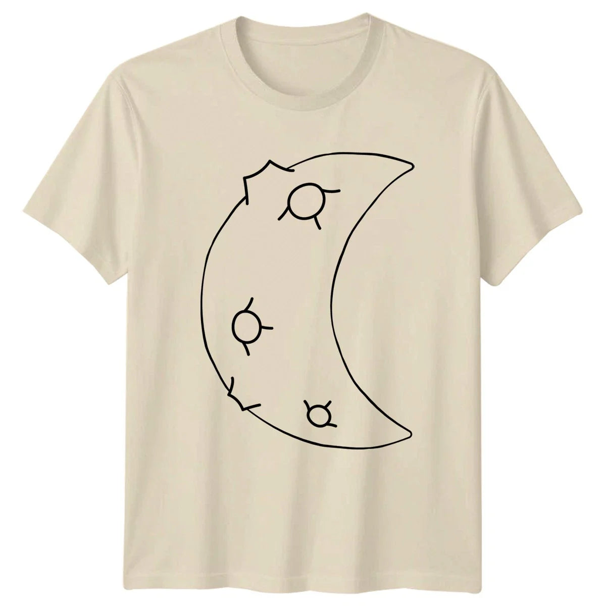 Cosmic Crescent Moon Star Lover T-Shirt Minimalist Art Celestial Unisex T-shirt, Sweatshirt, Hoodie, Long Sleeve Tee - T-Shirt, Sweatshirt, Hoodie