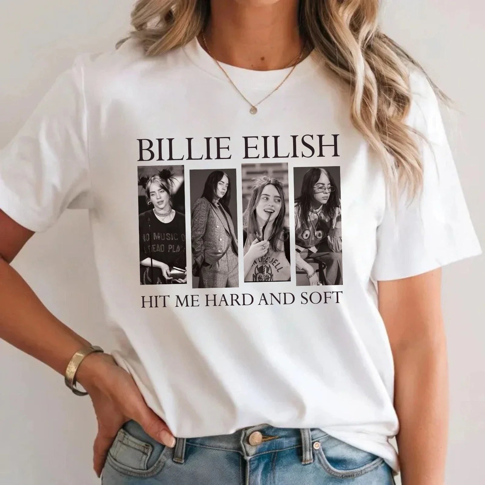 Billie Eilish Hit Me Hard And Soft T-Shirt Music Fan Concert Unisex Gift Tee Top Unisex T-shirt, Sweatshirt, Hoodie, Long Sleeve Tee - T-Shirt, Sweatshirt, Hoodie