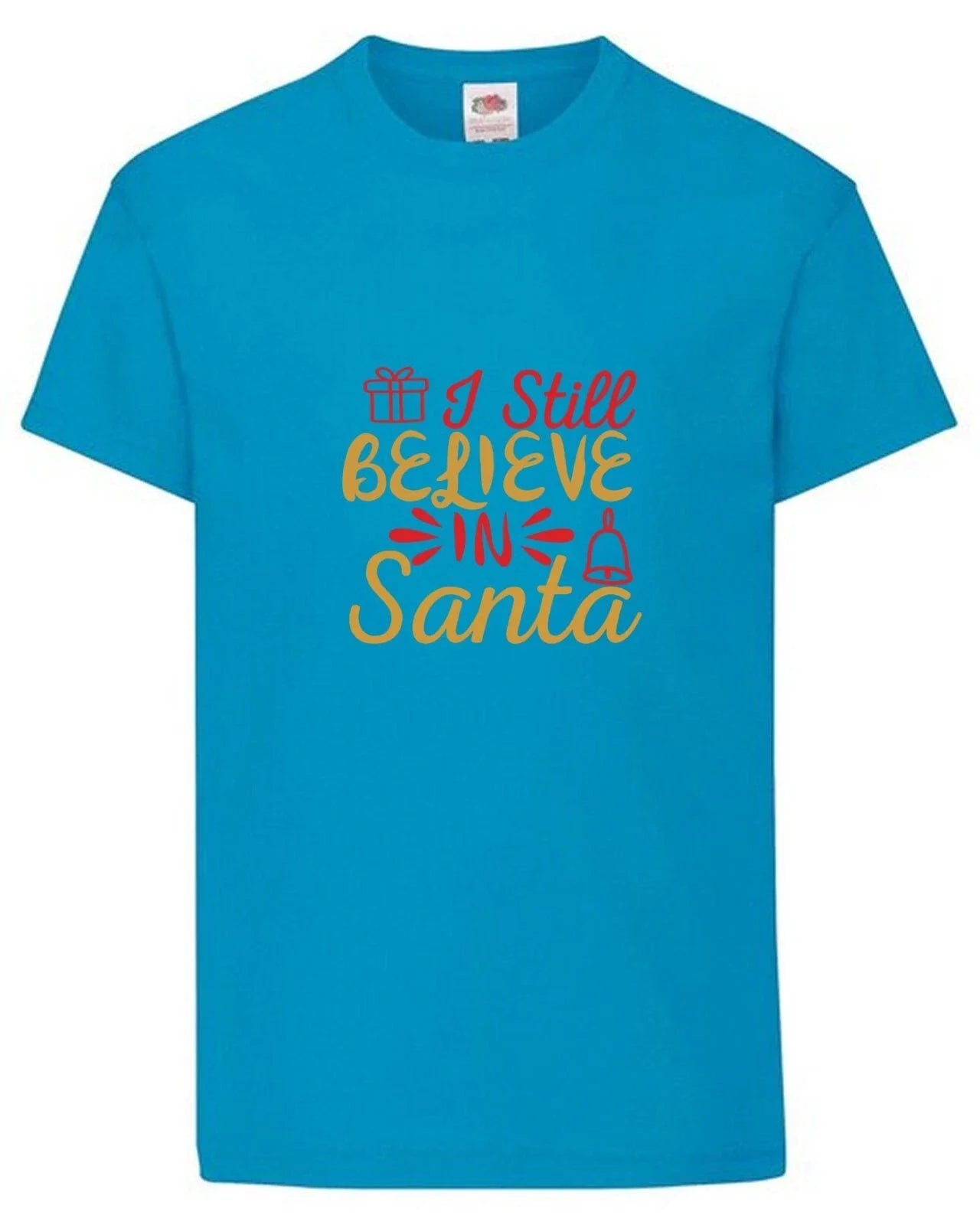 Merry Christmas Santa Believe Children's Teens T Shirt Various Colours And Sizes Unisex T-shirt, Sweatshirt, Hoodie, Long Sleeve Tee - T-Shirt, Sweatshirt, Hoodie