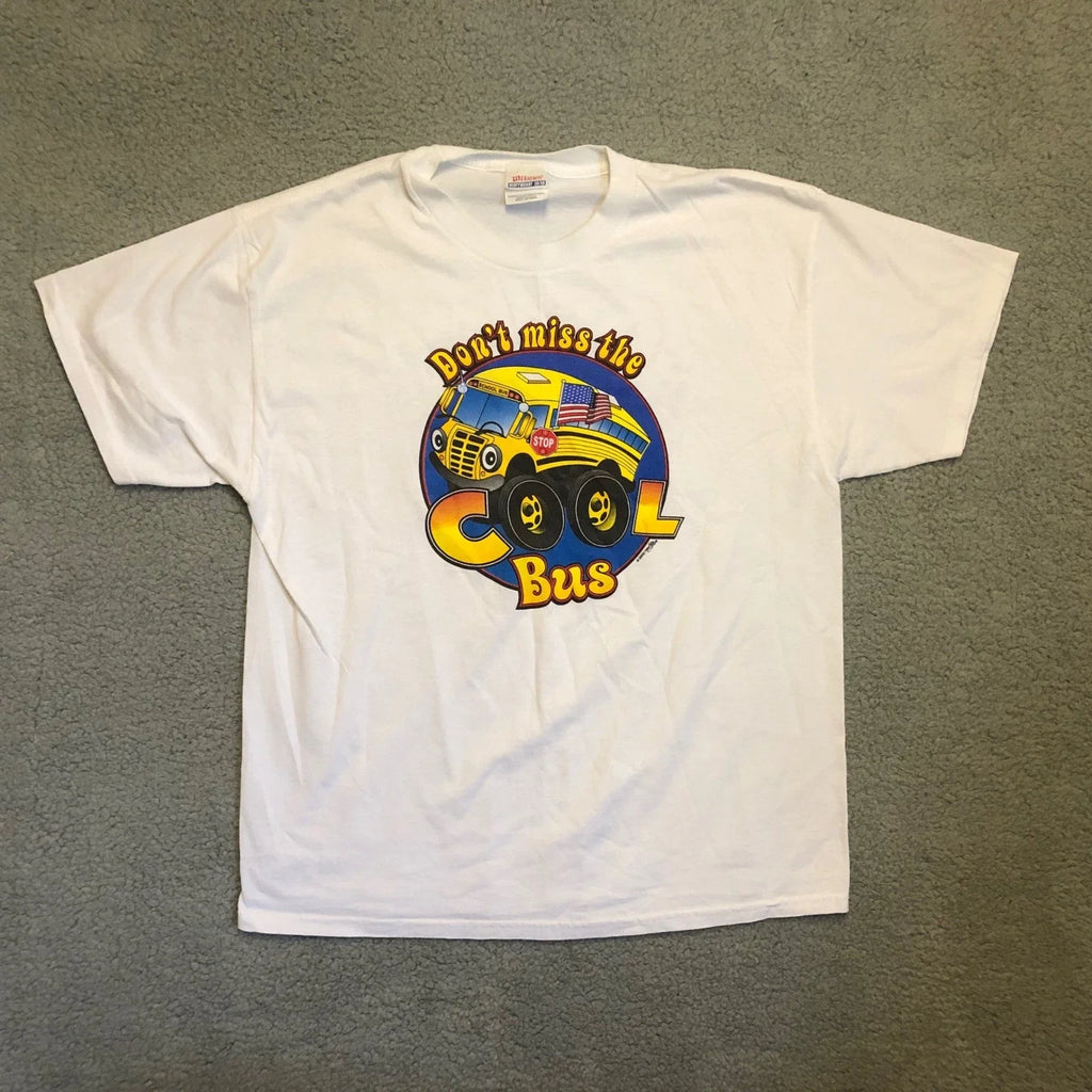 Vintage Hanes 2003 Nelsonville York Bus Rodeo Cool Bus Graphic T-Shirt Mens L Unisex T-shirt, Sweatshirt, Hoodie, Long Sleeve Tee - T-Shirt, Sweatshirt, Hoodie