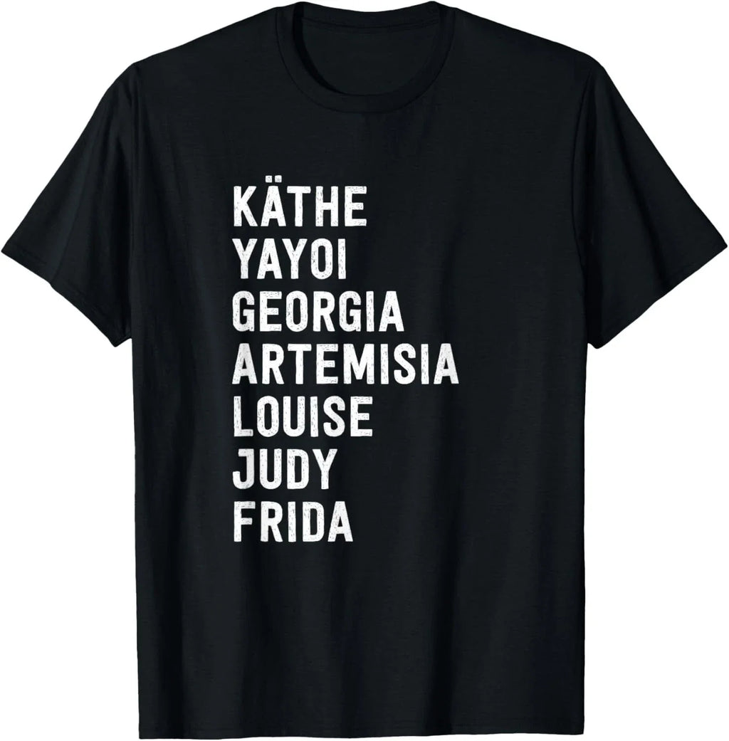 Funny Famous Women Artists Feminism Art History Gift Unisex T-Shirt Unisex T-shirt, Sweatshirt, Hoodie, Long Sleeve Tee - T-Shirt, Sweatshirt, Hoodie