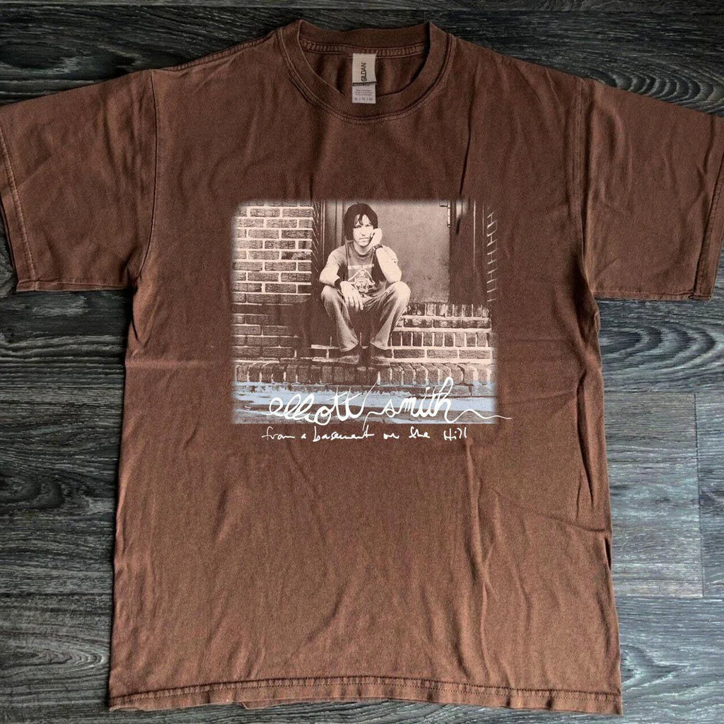 Elliott Smith Classic Album T-shirt Dark Chocolate Unisex T-shirt, Sweatshirt, Hoodie, Long Sleeve Tee - T-Shirt, Sweatshirt, Hoodie