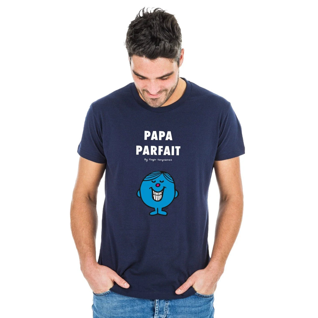 Mens Short Sleeve Dad Perfect 2 Colour Navy Blue T Shirt Unisex T-shirt, Sweatshirt, Hoodie, Long Sleeve Tee - T-Shirt, Sweatshirt, Hoodie