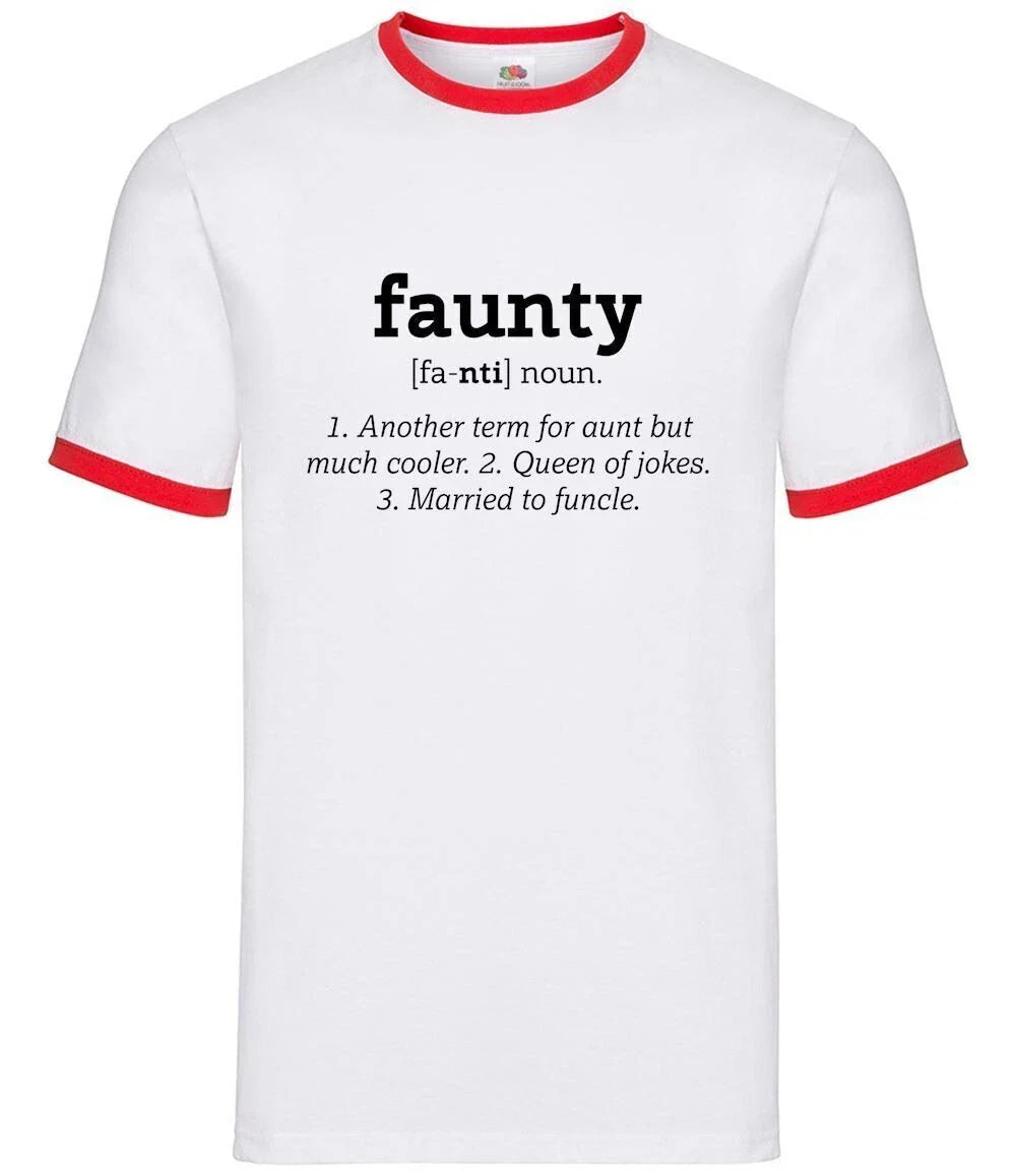Faunty Definition Funny - Men Ringtone - Aunt Aunt Love Cool Unisex T-shirt, Sweatshirt, Hoodie, Long Sleeve Tee - T-Shirt, Sweatshirt, Hoodie