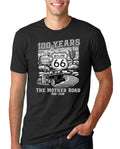 Vintage Route 66 T-Shirt 100 Year Anniversary Mother Road Graphic Tee Unisex T-shirt, Sweatshirt, Hoodie, Long Sleeve Tee - T-Shirt, Sweatshirt, Hoodie