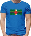 Grunge flag of Dominica - T-shirt for men - love of the Dominican country Unisex T-shirt, Sweatshirt, Hoodie, Long Sleeve Tee - T-Shirt, Sweatshirt, Hoodie
