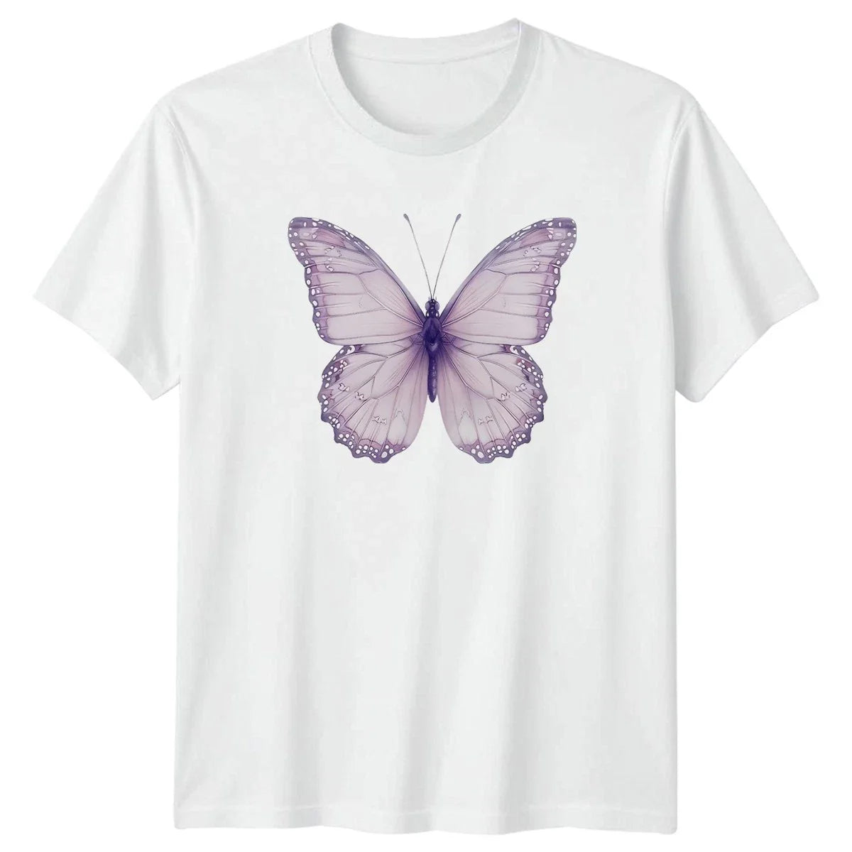 Purple Pastel Watercolor Butterfly Aesthetic Womens T-Shirt Butterflies Unisex T-shirt, Sweatshirt, Hoodie, Long Sleeve Tee - T-Shirt, Sweatshirt, Hoodie