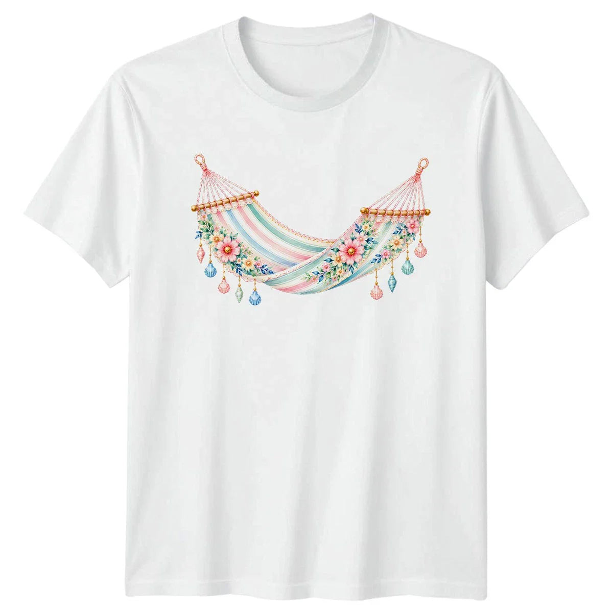 Preppy Coastal Hammock Womens T-Shirt Preppy Aesthetic Coastal Birthday Gift Unisex T-shirt, Sweatshirt, Hoodie, Long Sleeve Tee - T-Shirt, Sweatshirt, Hoodie